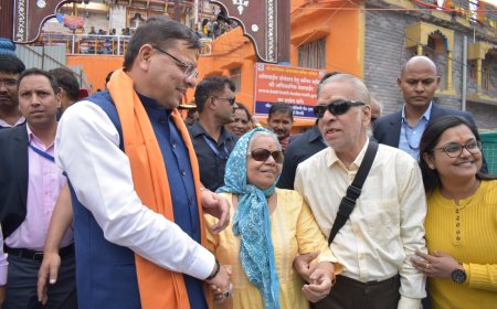 मुख्यमंत्री धामी ने बदरीनाथ पहुंचकर  यात्रा व्यवस्थाओं का किया स्थलीय निरीक्षण