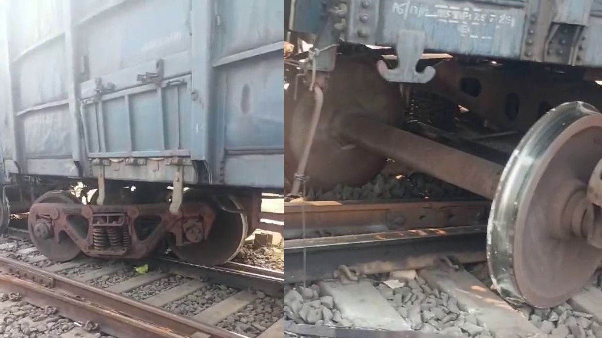 बिहार के बाद अब झारखंड में भी रेल हादसा! मालगाड़ी के दो डिब्बे पटरी से उतरे, मुंबई–हावड़ा रूट ठप